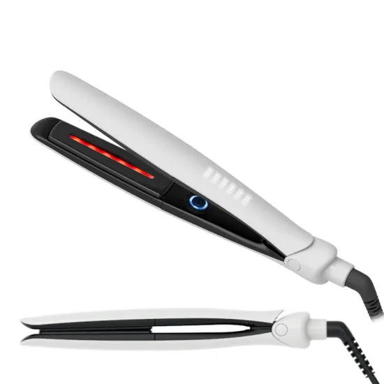 Private Label Professional Hair Nano Coating Titanium Plated Infrared Flat Iron 450 Degree