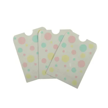 Customized High-Quality Plastic RFID-Blocking ATM Pouches with Logo & Stylish Printing for Secure Credit Cards & Passports