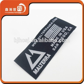Fashion custom fabric men's clothing label