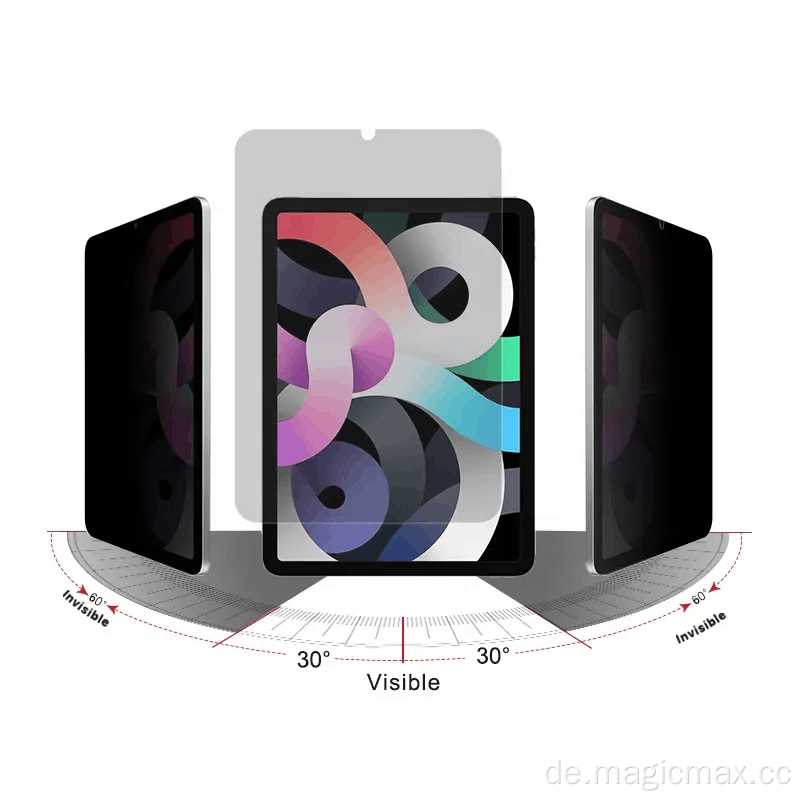 360 Grad HD Privacy iPad Bildschirmschutzschutz