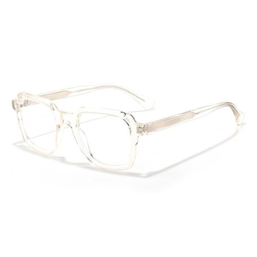 Mellume Sculpted Geometric Square Acetate Optical Glasses