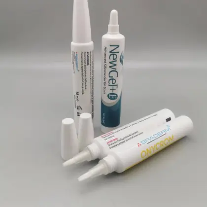 cream long nozzle ointment squeeze packaging tube