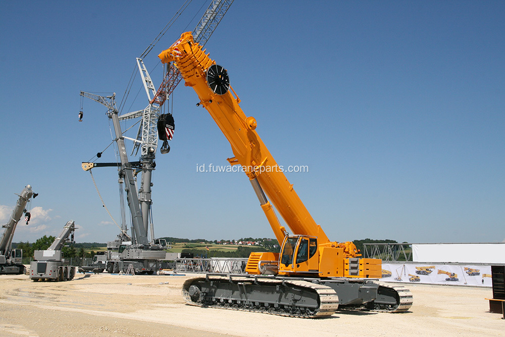 Peralatan Operasi Aman Crawler Telescopic Crane