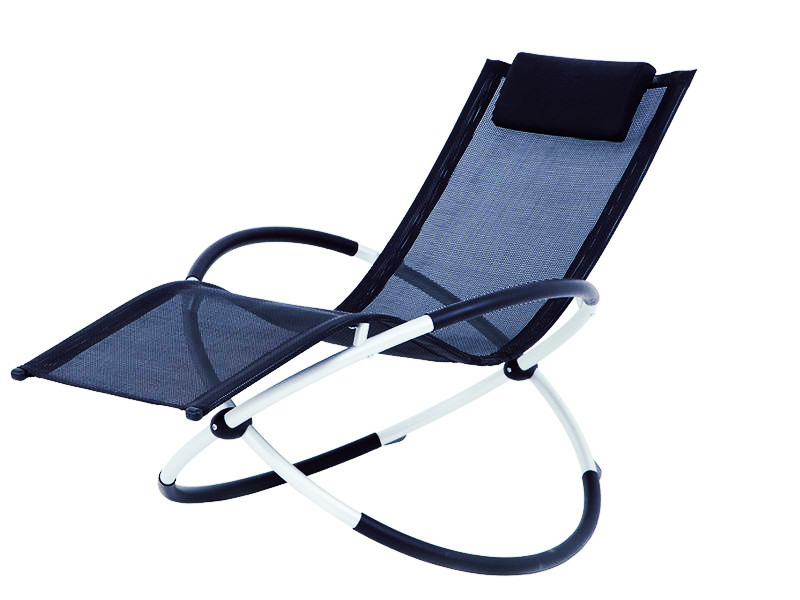 foldable alu. rocking chair