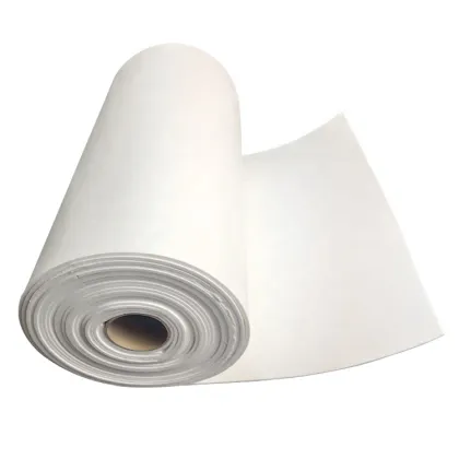 White Aluminum Silicate Insulating Materials - Ceramic Fiber Paper (0.5-13mm Thickness)