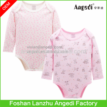 Baby Clothing 2016 Newborn Baby Girl 100% organic cotton Romper long sleeve baby jumpsuit