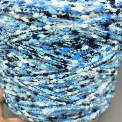 Wholesale Colorful Polyester Pompom Yarn for Yarns