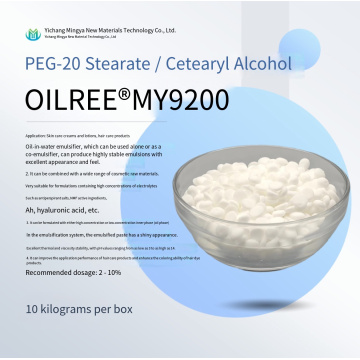 PEG-20 STEARATE or CETEARYL ALCOHOL