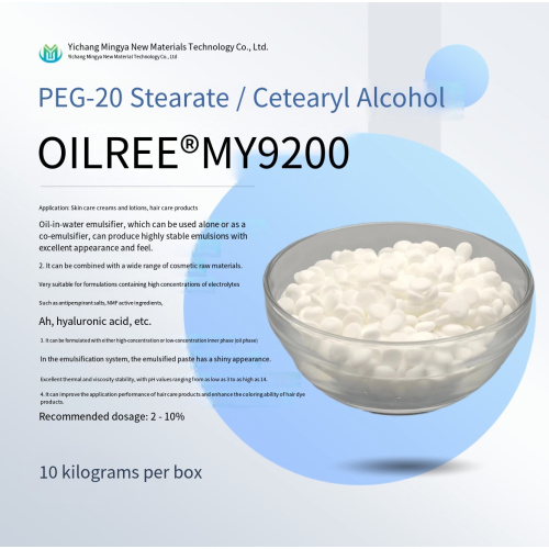 PEG-20 STEARATE or CETEARYL ALCOHOL