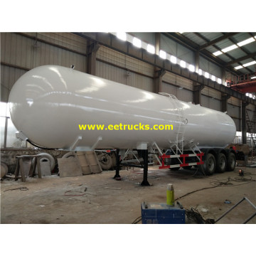 59500L 3 trục Propane Gas Trailer Tàu chở dầu