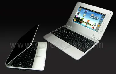7inch Google Android 2.2 or Windows Ce 6.0 OS mini laptop