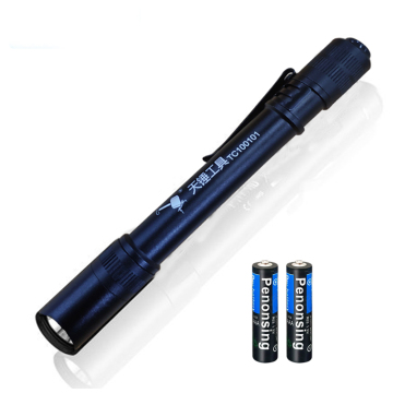 Aluminum Tactical Pocket Flashlight with LED, Penlight, and Pen Clip for Doctor, Nurse, and Everyday Use