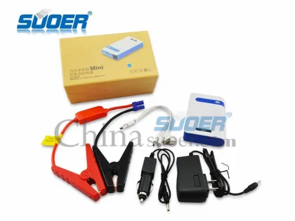 Suoer Multi-functional Auto Emergency Start Power 8800 mAh Jump Starter 200A Mini Car Starter Power