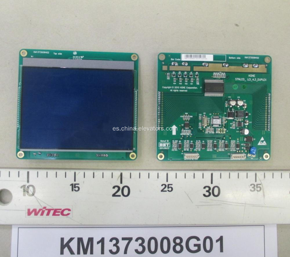 KM1373008G01 DUPLEX LCD PANTALLA para ascensores Kone