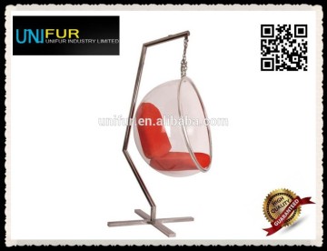 Wholesale popular classic comfortable ball shaped acrylic hanging chair