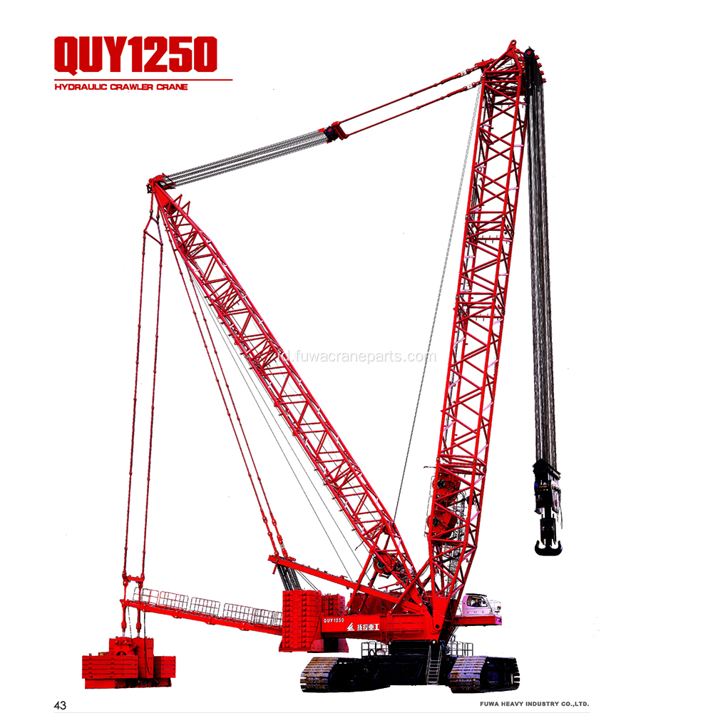 Kualitas Tinggi QUY 1250 Crawler Crane Dijual