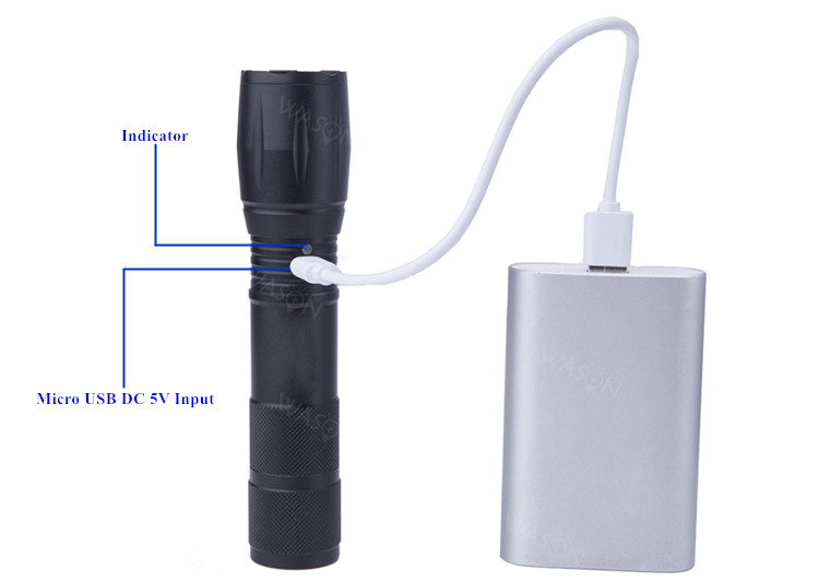 Chargeable Flashlight Torch 
