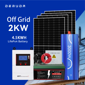 Demuda Customized Off-Grid Solar Energy Systems 6 kW bis 30 kW