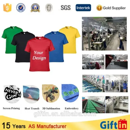 Custom Sublimation Printing T-shirt, New Design 3D Printing T-shirt, Wholesale T-Shirt Men