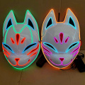 Máscara facial completa LED Glow Anime Fox