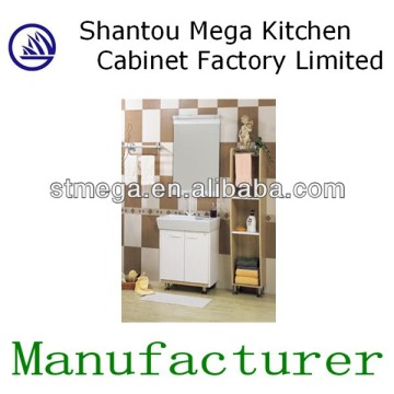 White mirror bathroom modern cabinet