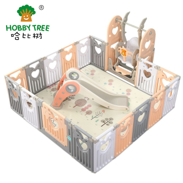 Updated Foldable Baby Playpen with Slide: A Convenient and Safe Playyard for Kids