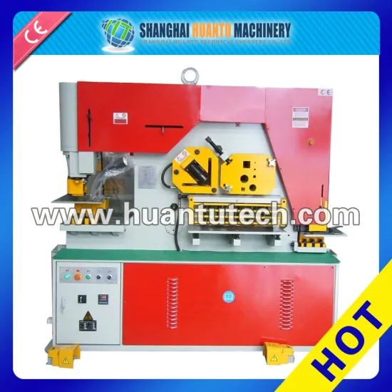Q35y Series Two Cylinder Combined Punching and Shearing Machine Iron Workers Hydraulic Iron Workers