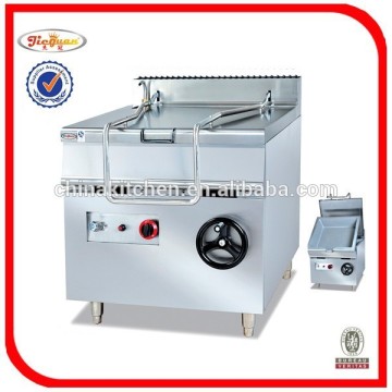 Jieguan commercial gas tilting braising pan 80L in Guangzhou GH-980
