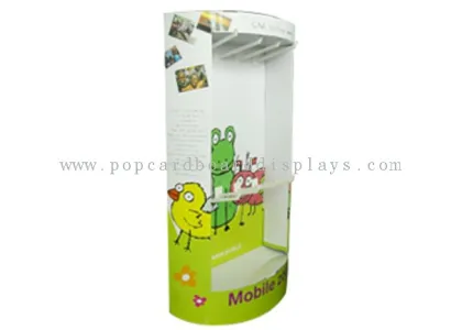 Wallen Pop Up Corrugated Cardboard Floor Displays Enfd011  Shelves With Gloss Film