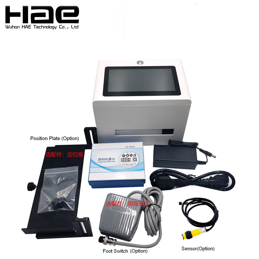 600dpi Resolution QR Code Desktop Static Inkjet Printer