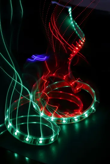 Self-adhesive Dc 12v Smd Led Strip Light, Ip10 14.4w 5050 Rgb Led Strip For Stores, Bars