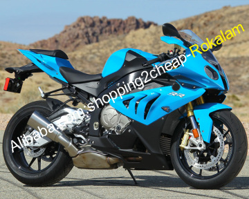 Aftermarket Black Blue Fairing Kit for BMW S1000RR 2010-2014