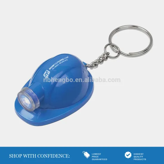 USA Hot Sale Promotion Popular Plastic Led Helmet Keychain