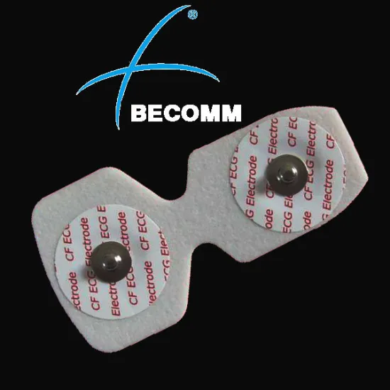 spindle shape disposable ECG electrodes