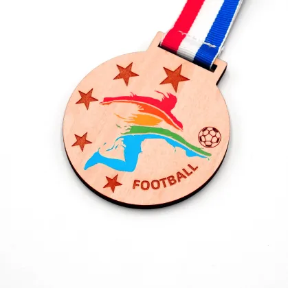 Wooden Metal Custom sports Medal medal