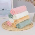 Face Towel custom logo 100% organic bamboo face towel washcloth Factory