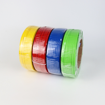 colorful clip band machine use Double loop Wired  8mm x 500m tin tie clip band Twist Tie roll for Bread Bag Sealing