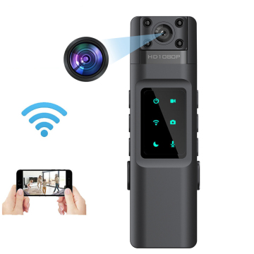 HD 1080p Mini WiFi DVR كاميرا الجسم مع رؤية ليلية واكتشاف الحركة