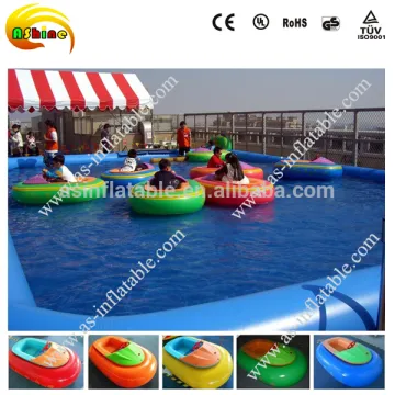 2016 Hot selling summer promotion inflatable used water bumper boats for sale