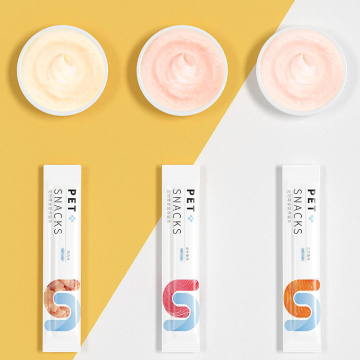 Cat Cremoso OEM Gramas Tiras de Petiscos para Gatos de Estimação