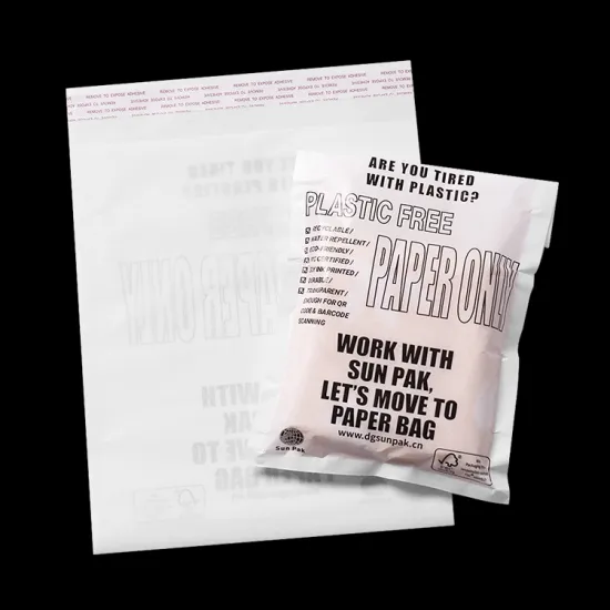 kraft biodegradable waxed glassine paper shopping bag