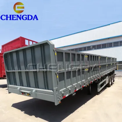 Customized 3 Axle Fence Truck Trailer with Best Price - Chengda Factory