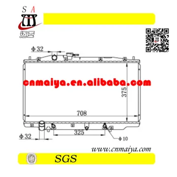 19010-RCJ-A51 autoparts for radiator