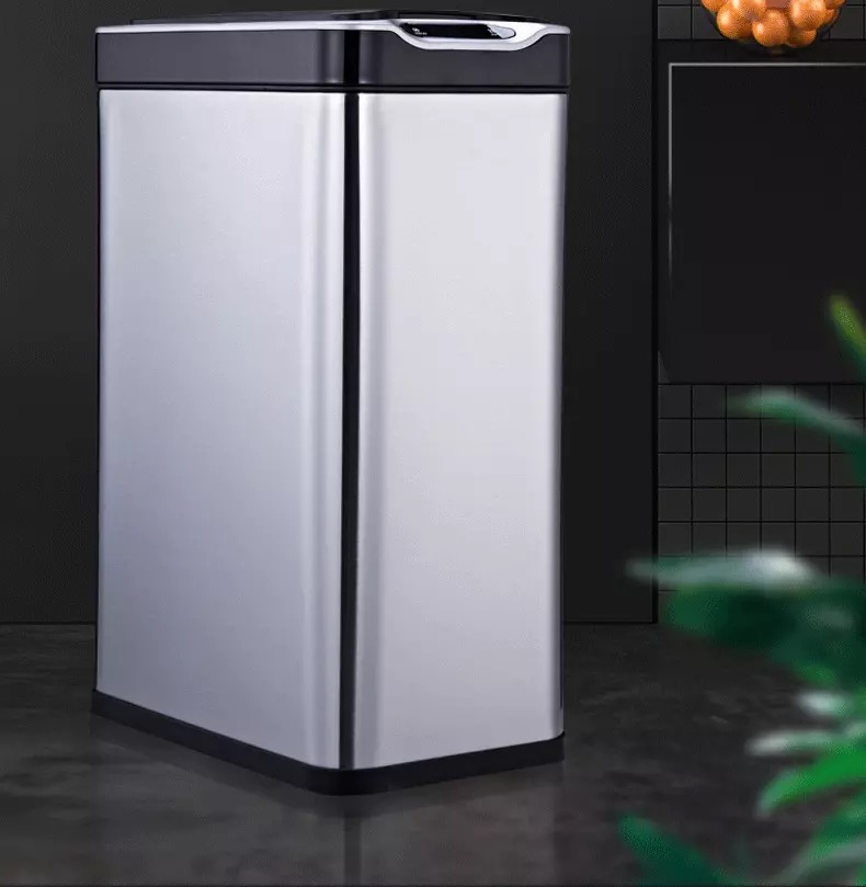 Rectangle Sensor Trash Bin