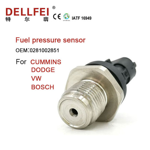 Common Rail Pressure Sensor for Bosch Fuel pressure switch 0281002851 For CUMMINS DAF IVECO Manufactory