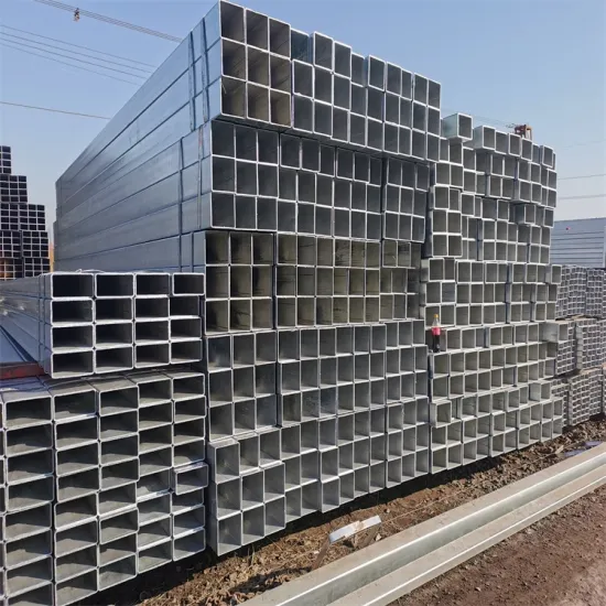 40X40mm 6m Length Galvanized Square Tube Steel Pipe