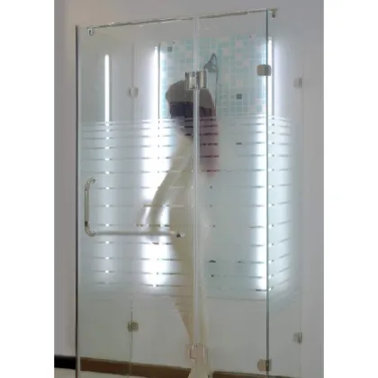 long wave bathroom silver mirror