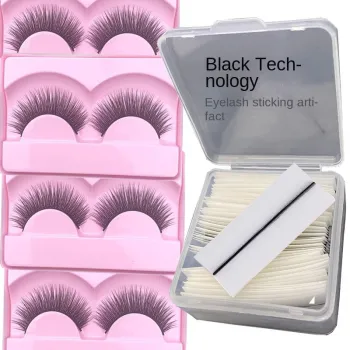 DIY Lash Extension Kits: Cluster Ribbons, Self-Adhesive Eyelashes & Darkest Black Trays