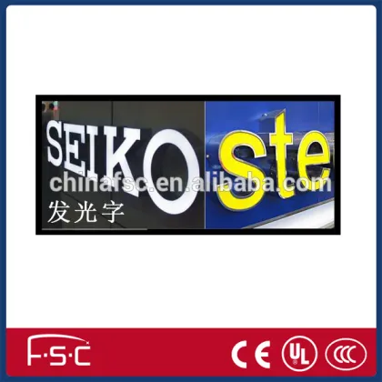 2015 Waterproof Acrylic Led Freestanding Company sign