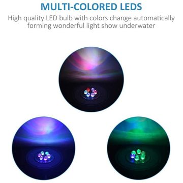 Colorful Auto Color Changing Air Bubble Aquarium Light